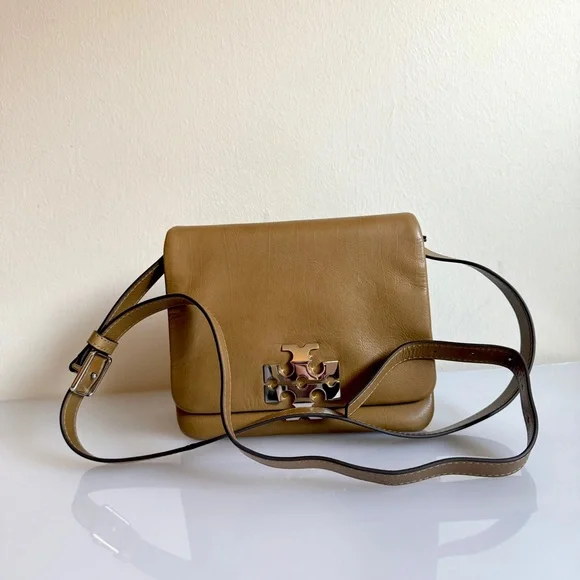 Tory Burch Charlie Shoulder Bag - Wren Brown - Picture 2 of 16